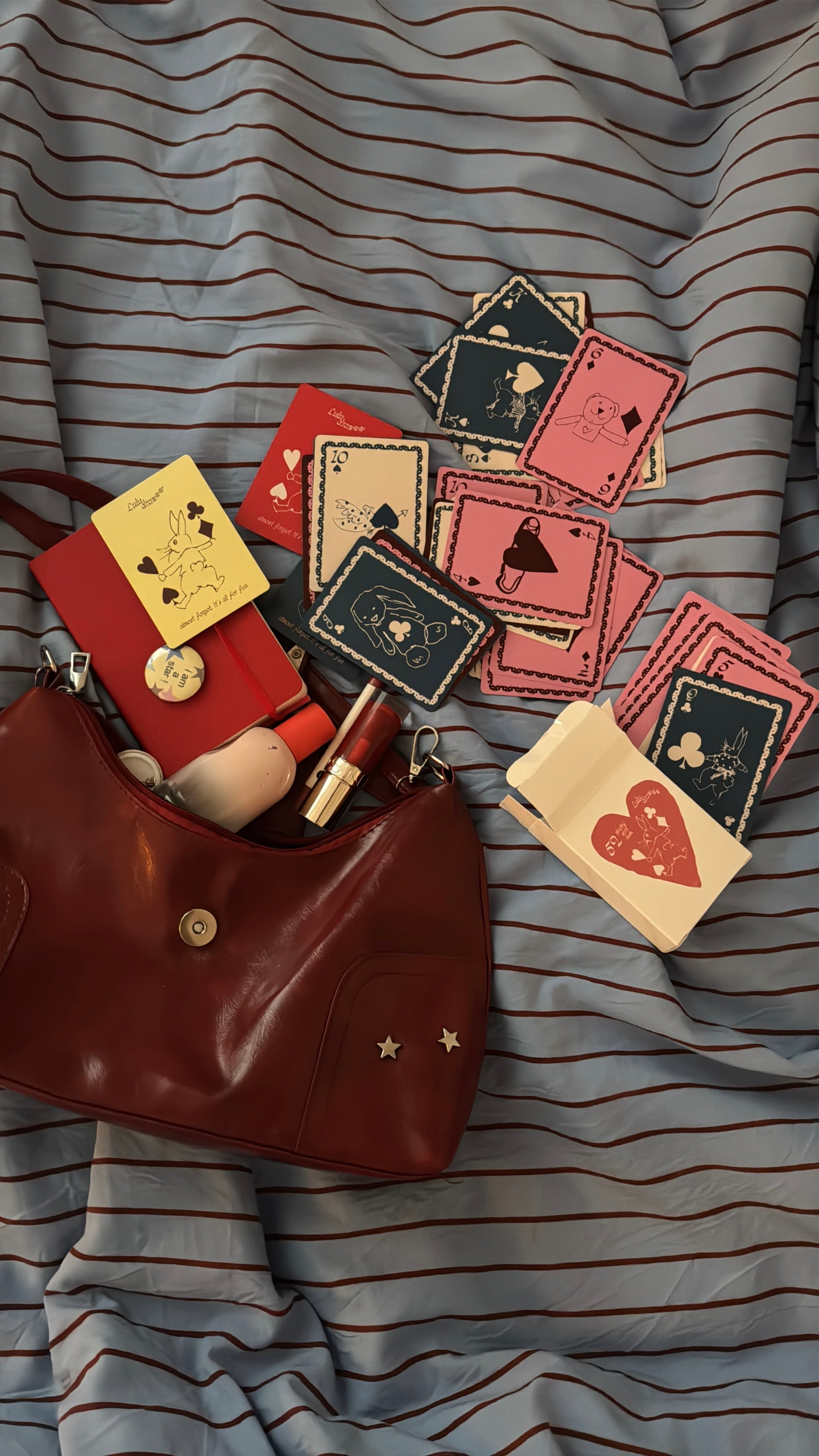 illustrated deck of cards