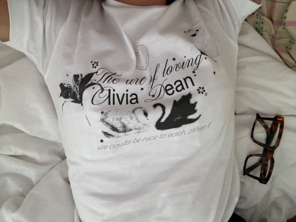 shirt - olivia dean nice the art of loving