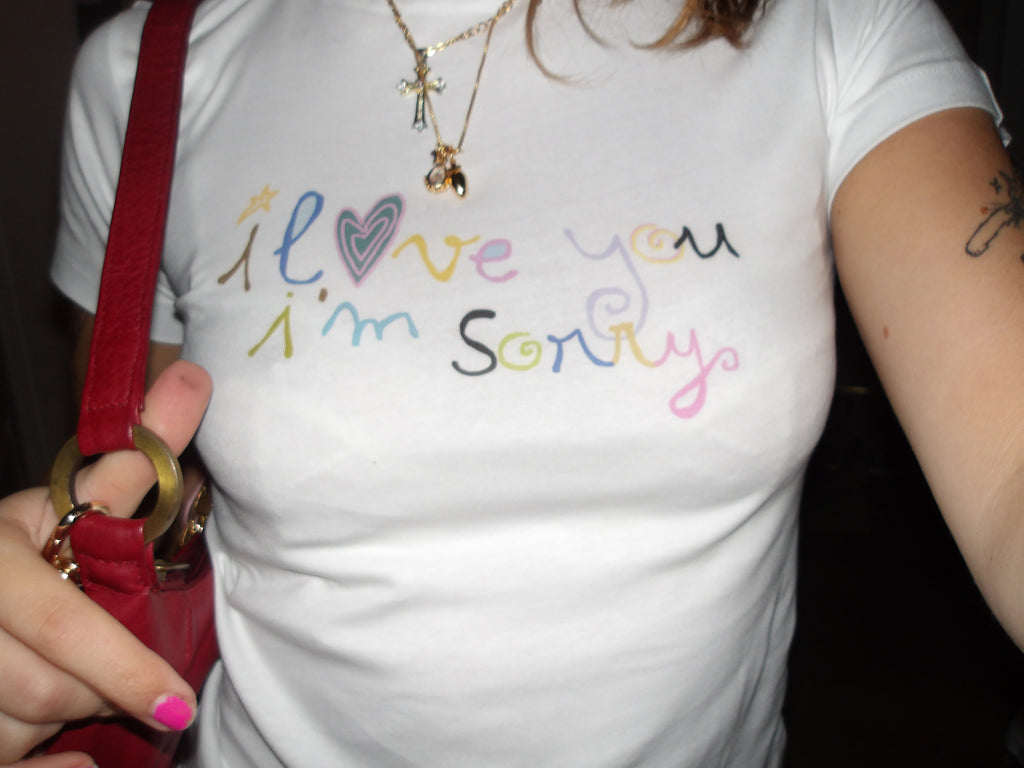 shirt - i love you i’m sorry - gracie abrams