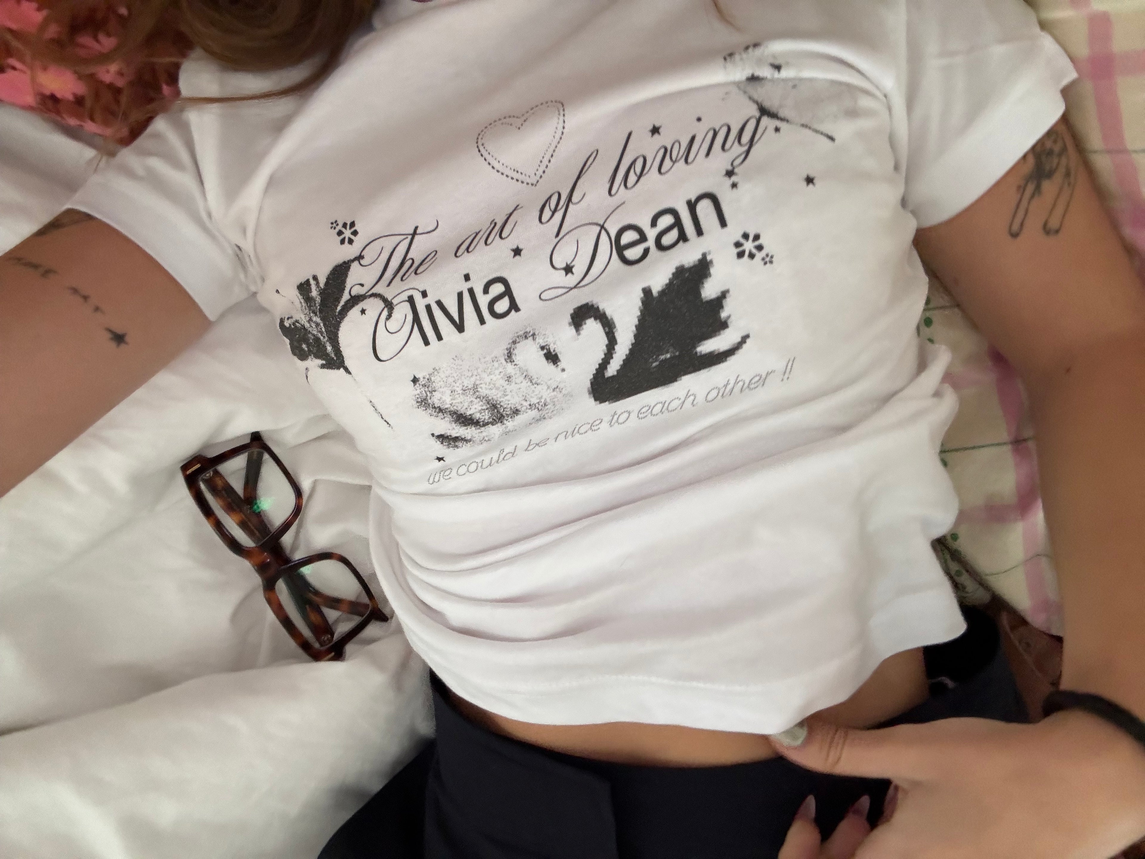 shirt - olivia dean nice the art of loving