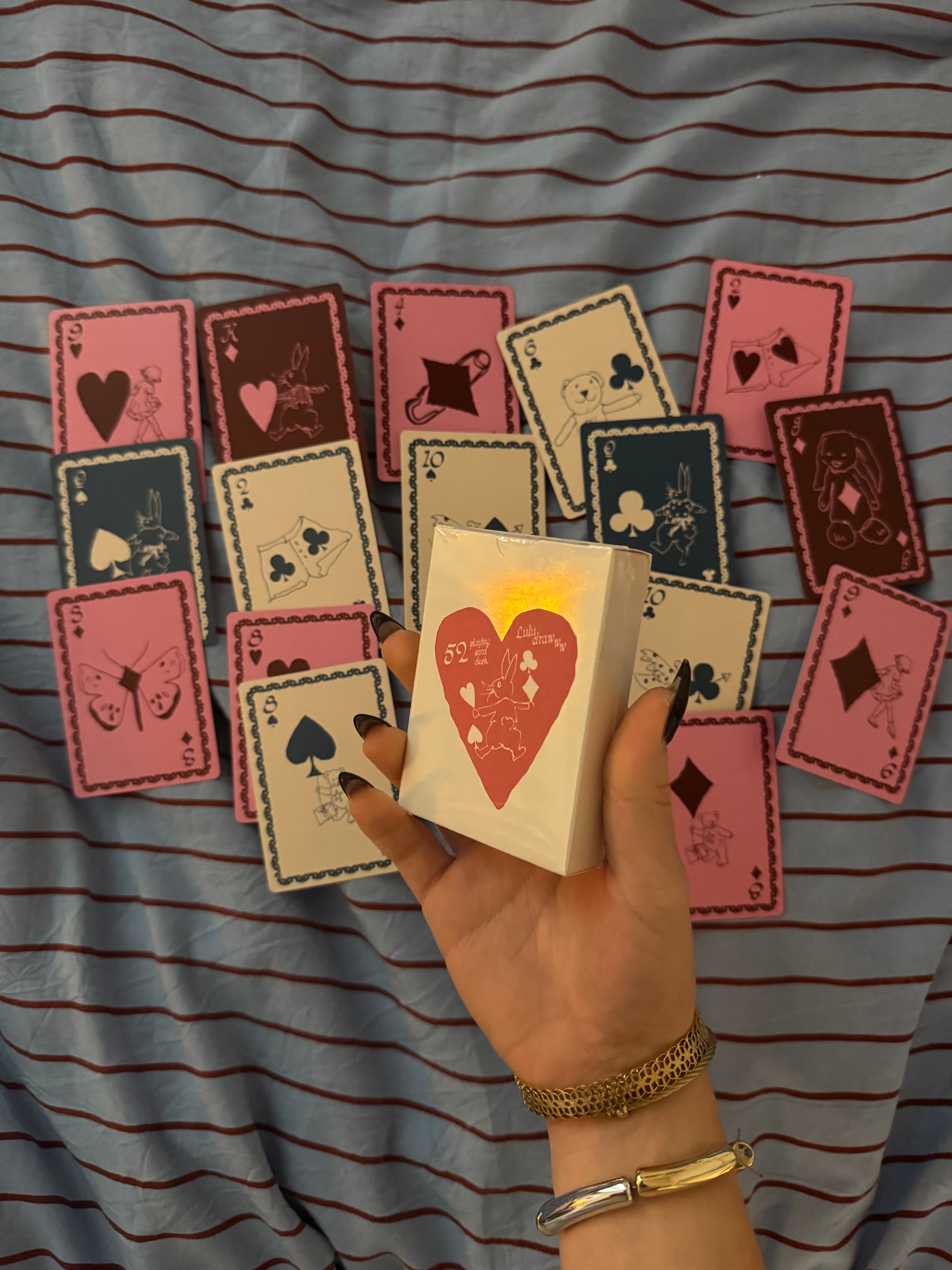 illustrated deck of cards