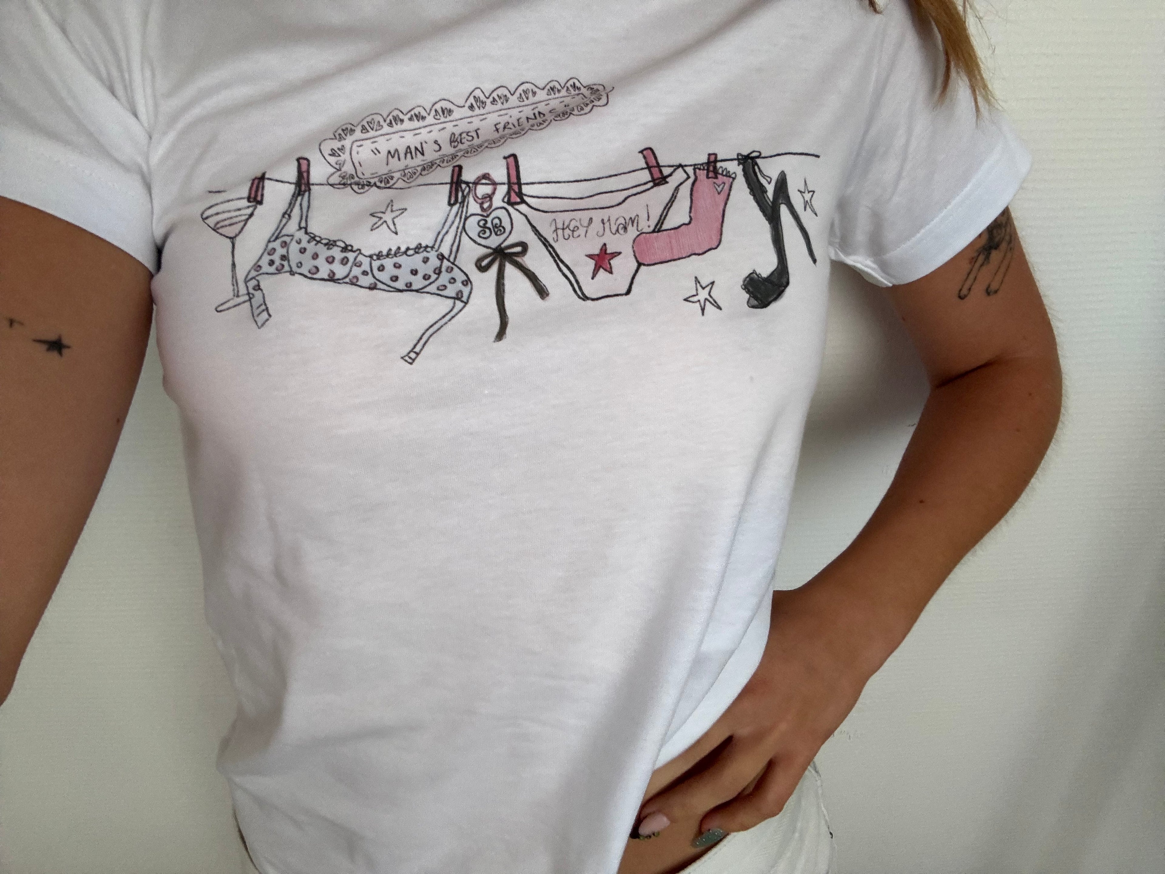 shirt - man's best friends sabrina carpenter