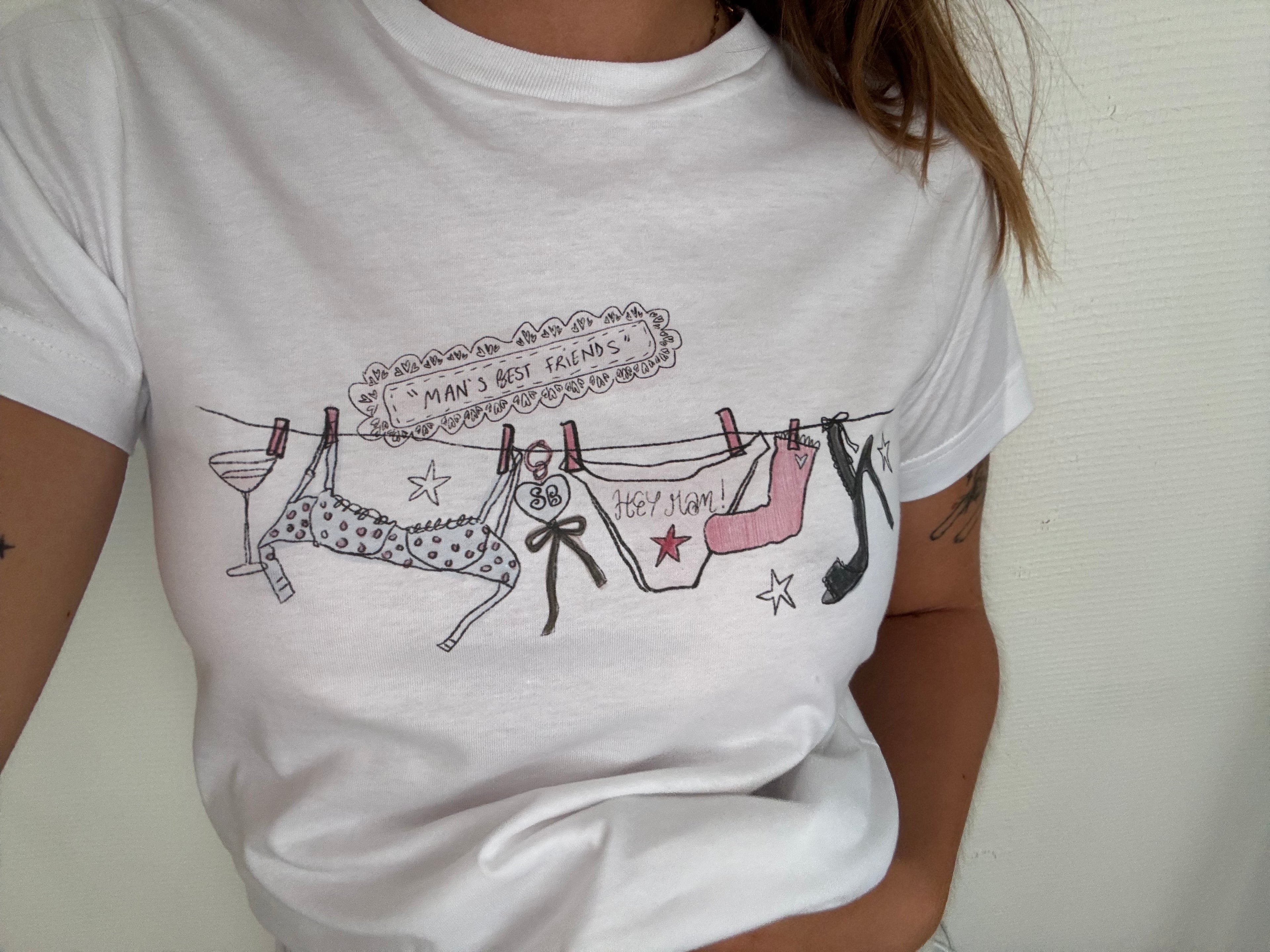 shirt - man's best friends sabrina carpenter